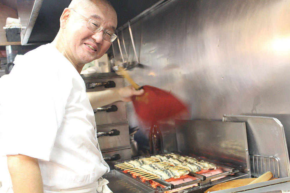 「私にパワーのもとをくれるウナギ屋さん」