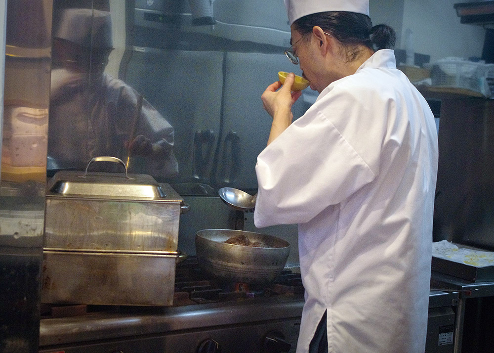 「精一杯の味を」