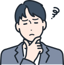 悩んでいる人物のイラスト